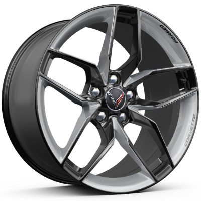 STX Bright Polished with Carbon Flash Painted Pockets, 10 spoke Spider Design Wheels $1,995